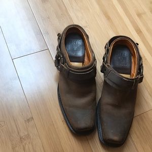 Frye leather booties